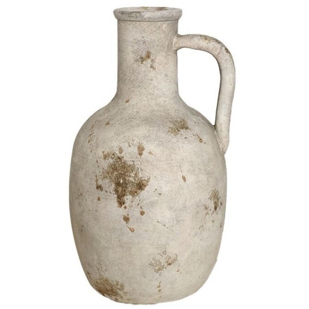 Vase amphore terre cuite Guglielmu Beige H29cm
