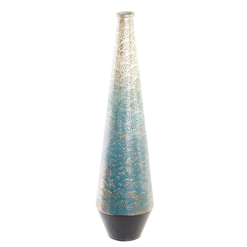 Vase bouteille métal Lorine H66cm