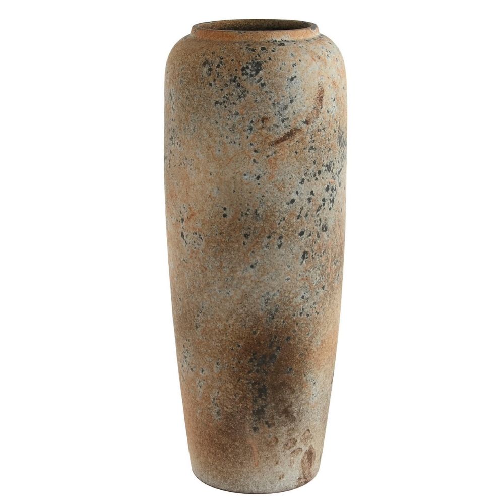Vase céramique Alésia marron et beige H50