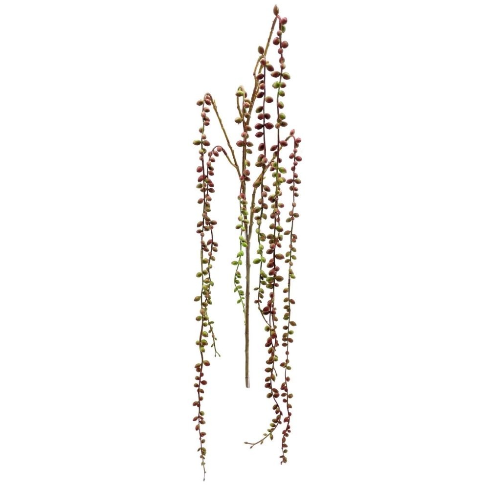 Branche Plante retombante artificielle Senecio Luigo H62cm
