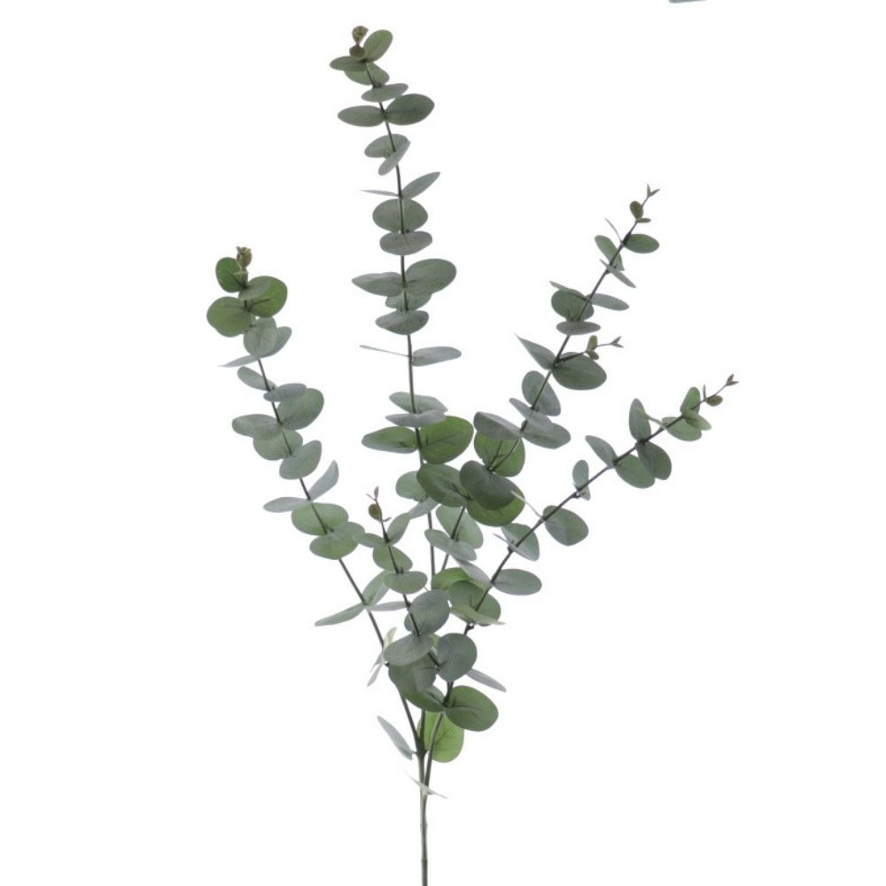 Branche de Feuilles d'Eucalyptus artificiel Vert XL Numay H120cm