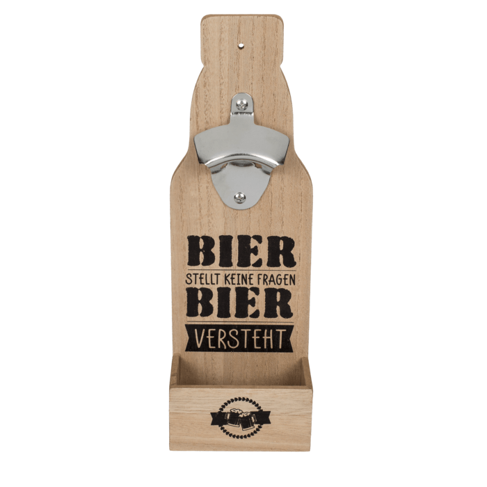 Décapsuleur Mural Hartwin Bier Versteht H30cm