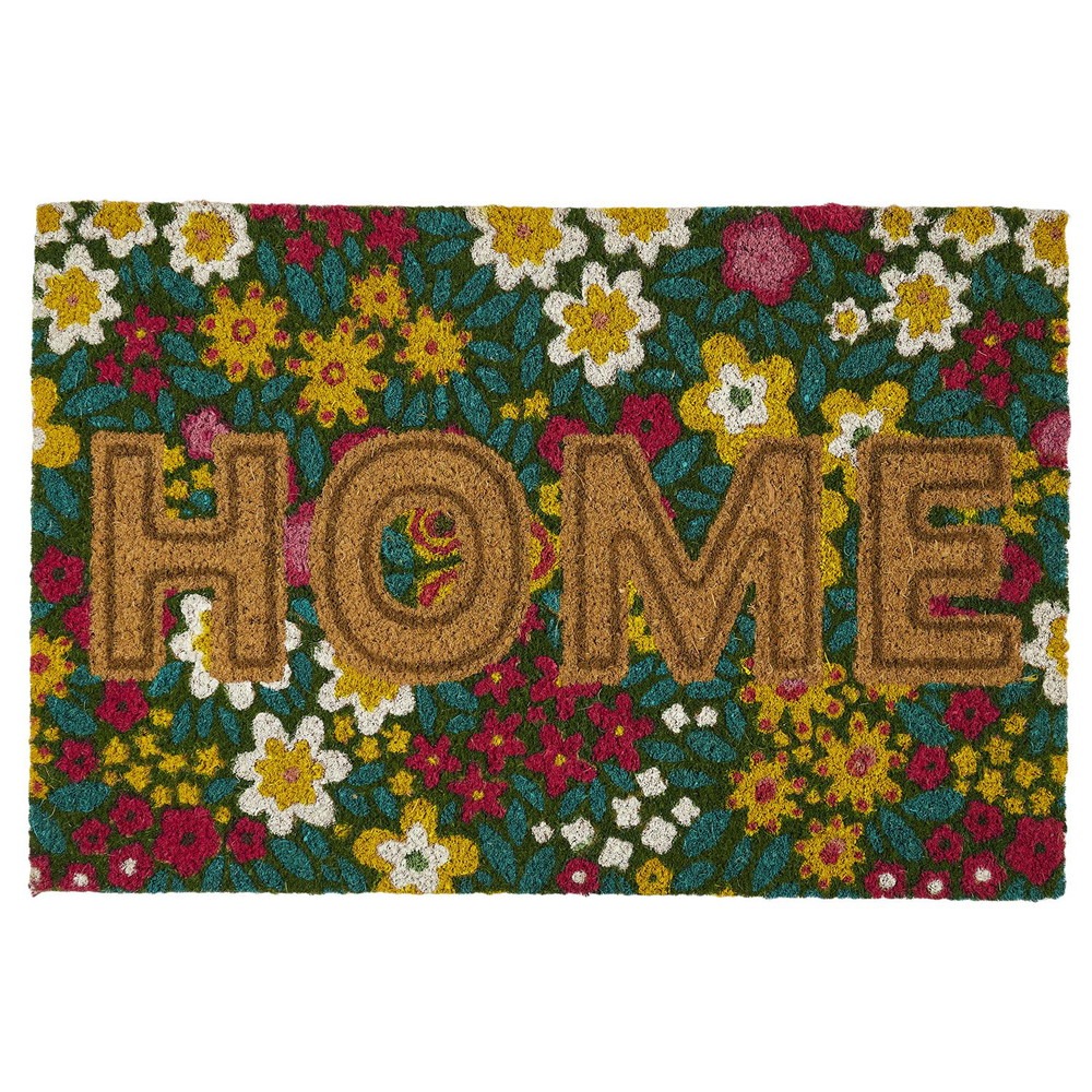 Paillasson Coco Rio Home Fleurs 60x40cm