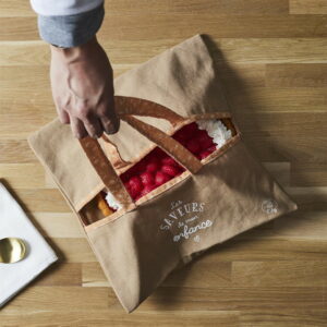 Sac de transport Tarte tissu Jaliba Saveurs Jaune