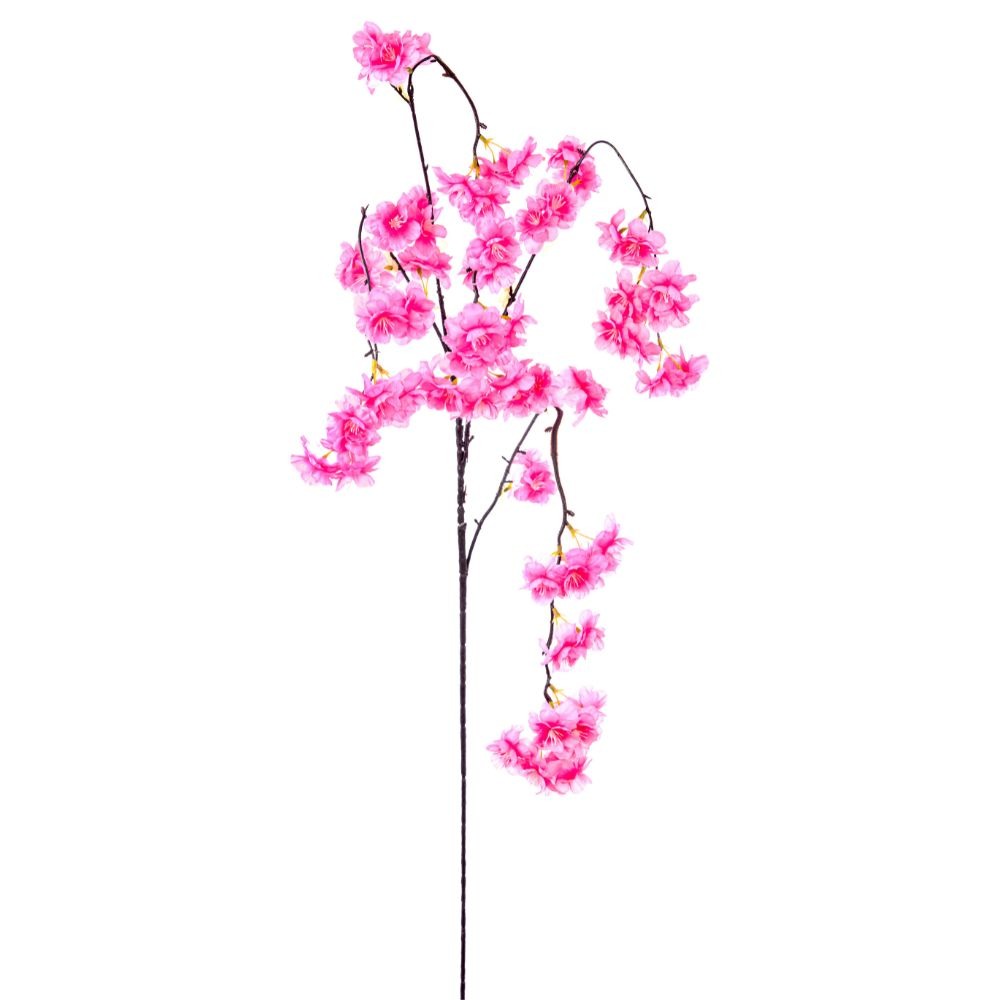 Tige fleurs retombantes artificielles Fleurs de Pêche Ritane Rose H110cm