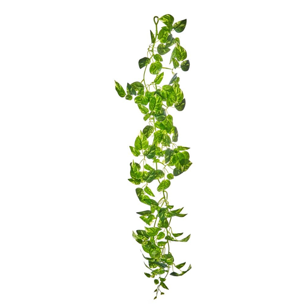 Guirlande feuillage artificiel Pothos Lima Vert H120cm