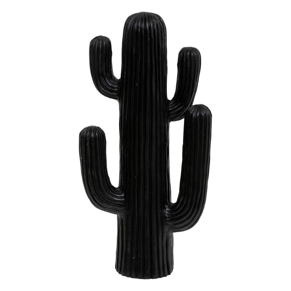 Statue Cactus outdoor Rakumal Noir H57cm