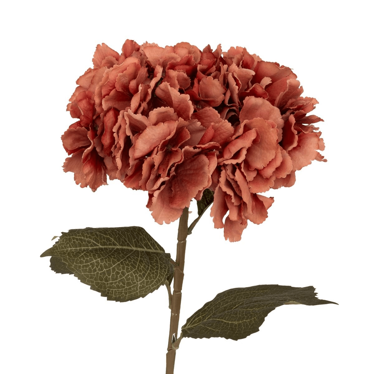 Tige Fleur Artificielle Hortensia Junalie Terracotta H83cm