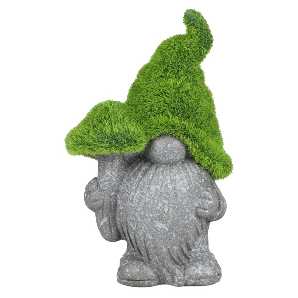 Statue Gnome avec flocage herbe Ranimos H17cm