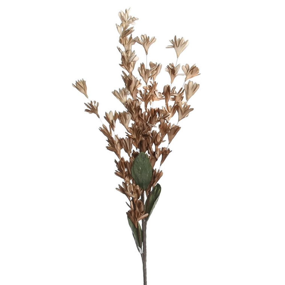 Tige de Fleur Déco mousse XL Mampana Marron H125cm