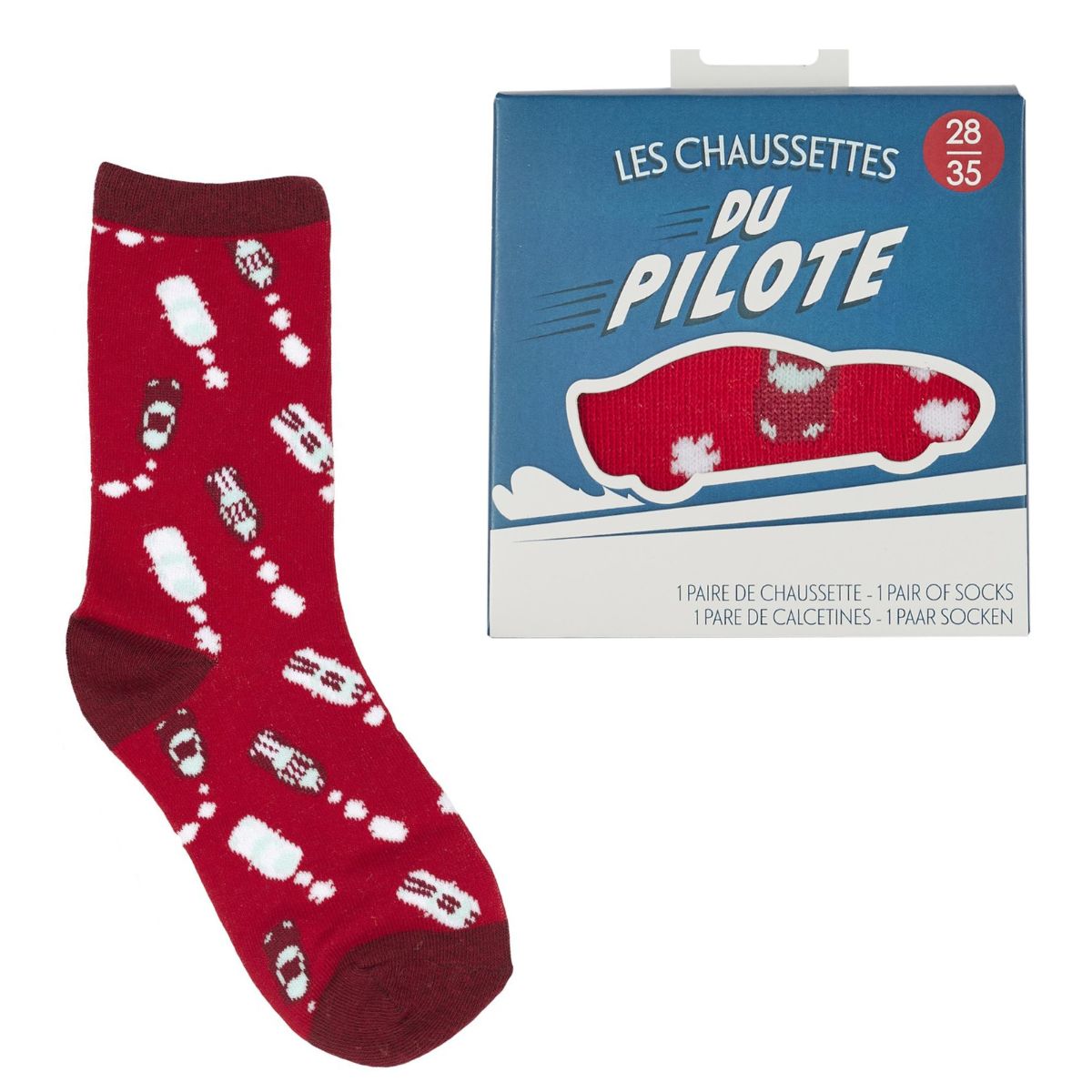 Chaussettes Enfant Cadeau - Pilote