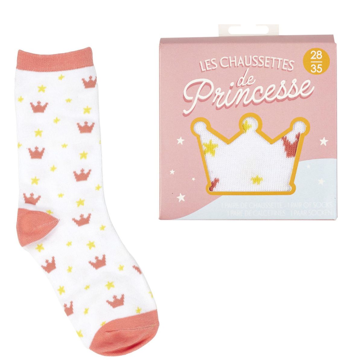 Chaussettes Enfant Cadeau - Princesse