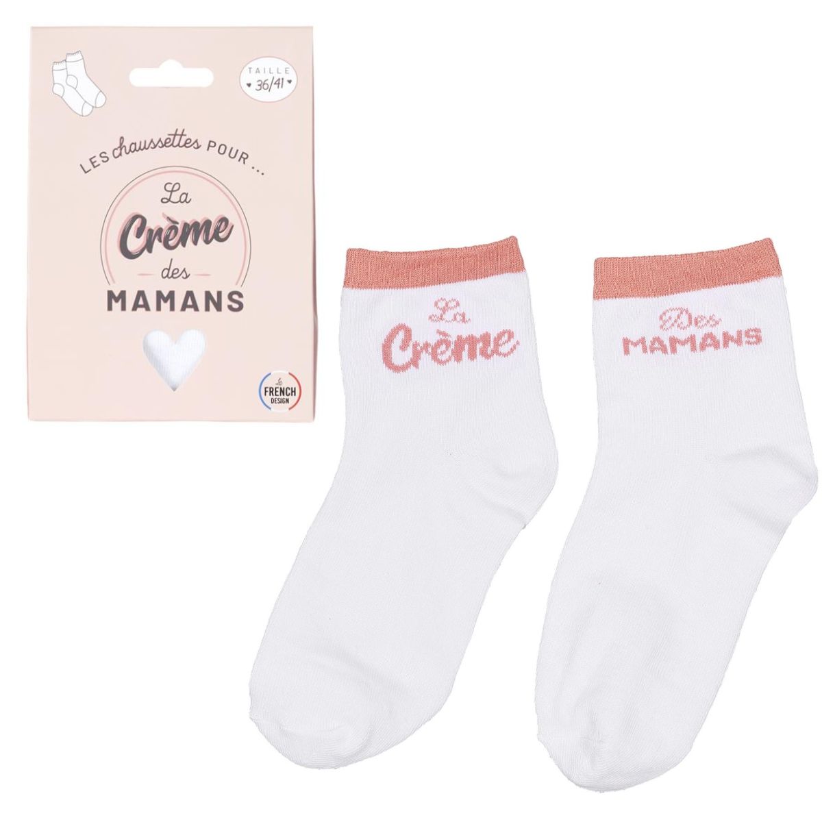 Chaussettes Femme Cadeau Jicane - Crème des Mamans