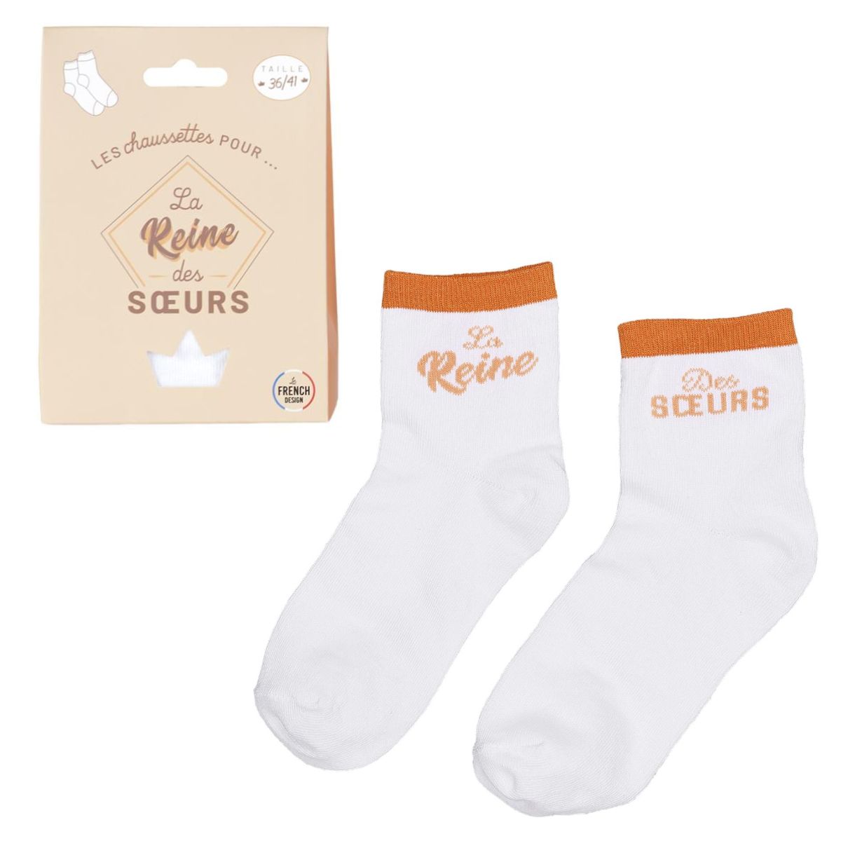 Chaussettes Femme Cadeau Jicane - Reine des Sœurs