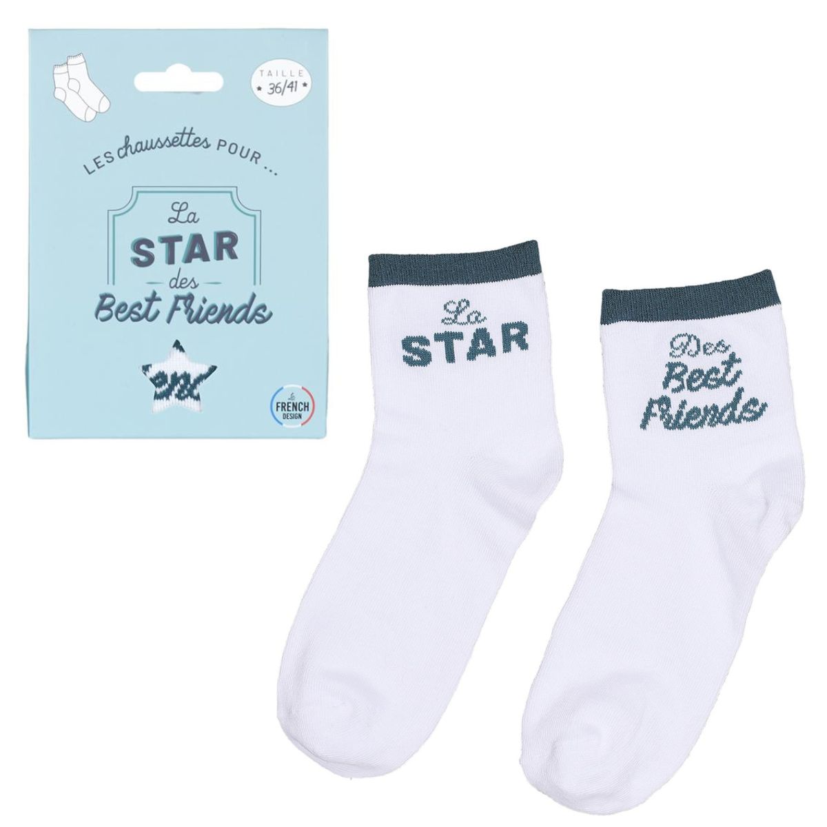 Chaussettes Femme Cadeau Jicane - Star des Best Friends