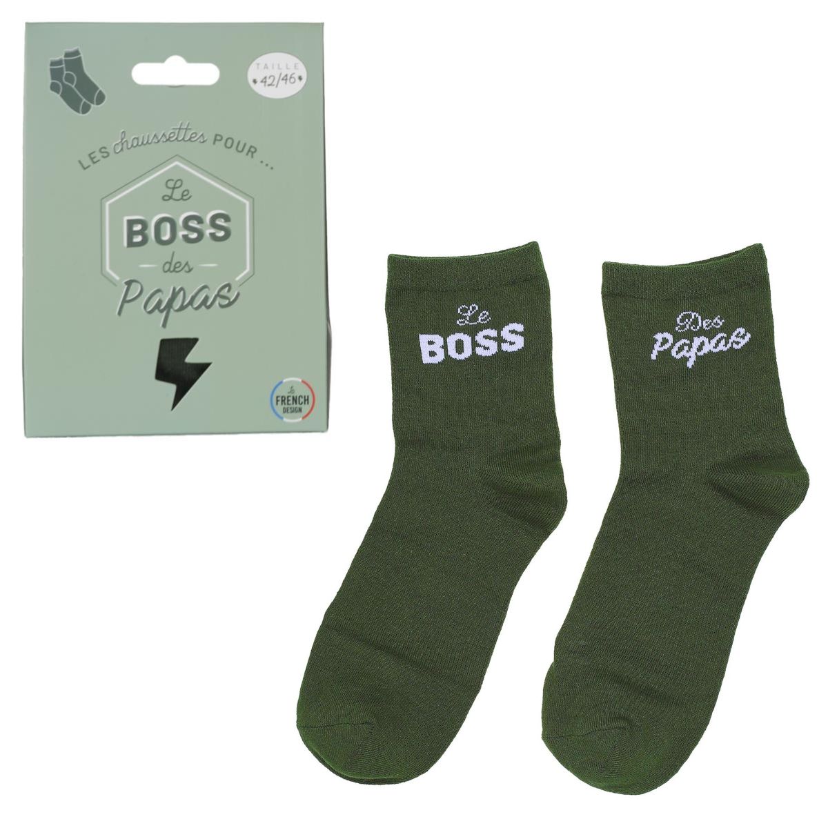 Chaussettes Homme Cadeau Jicane - Boss des Papas