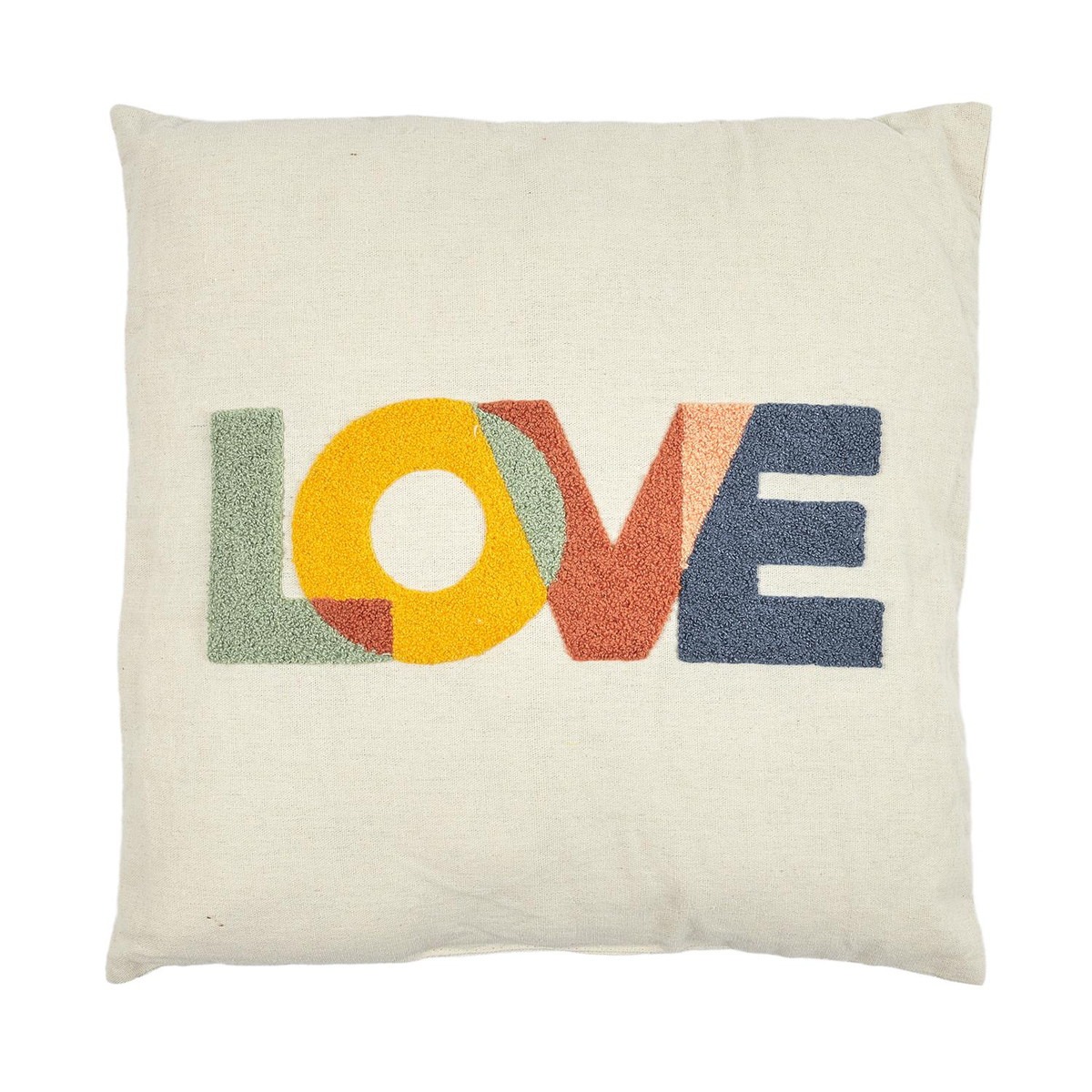 Coussin bouclette Zalta Love 40x40cm