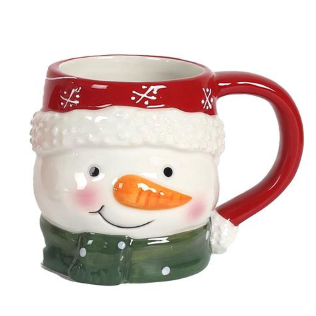 Mug de Noël à relief Holik Bonhomme de Neige