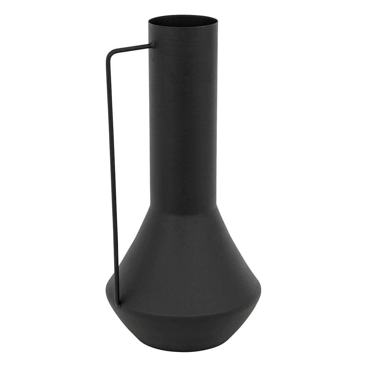 Vase amphore métal Koza Noir H34cm