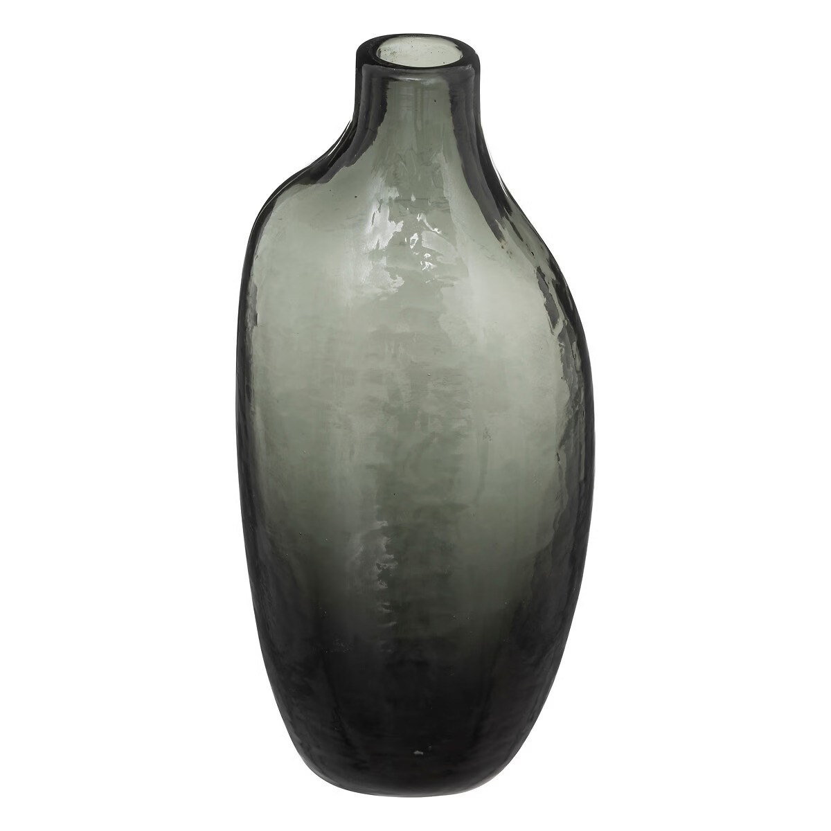 Vase soliflore verre Dinastie Gris H20cm