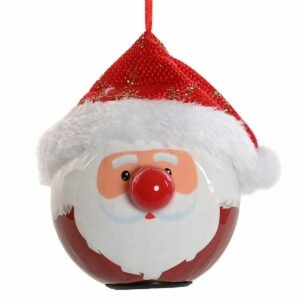 Boule de Noël lumineuse Père Noël Crivaste