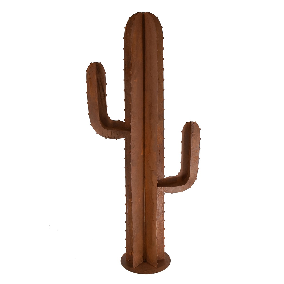 Cactus métal Sonora marron H120cm