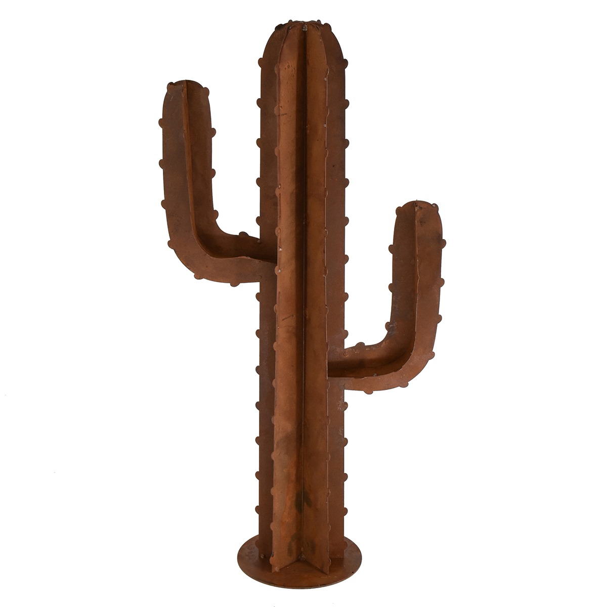 Cactus métal Sonora marron H60cm