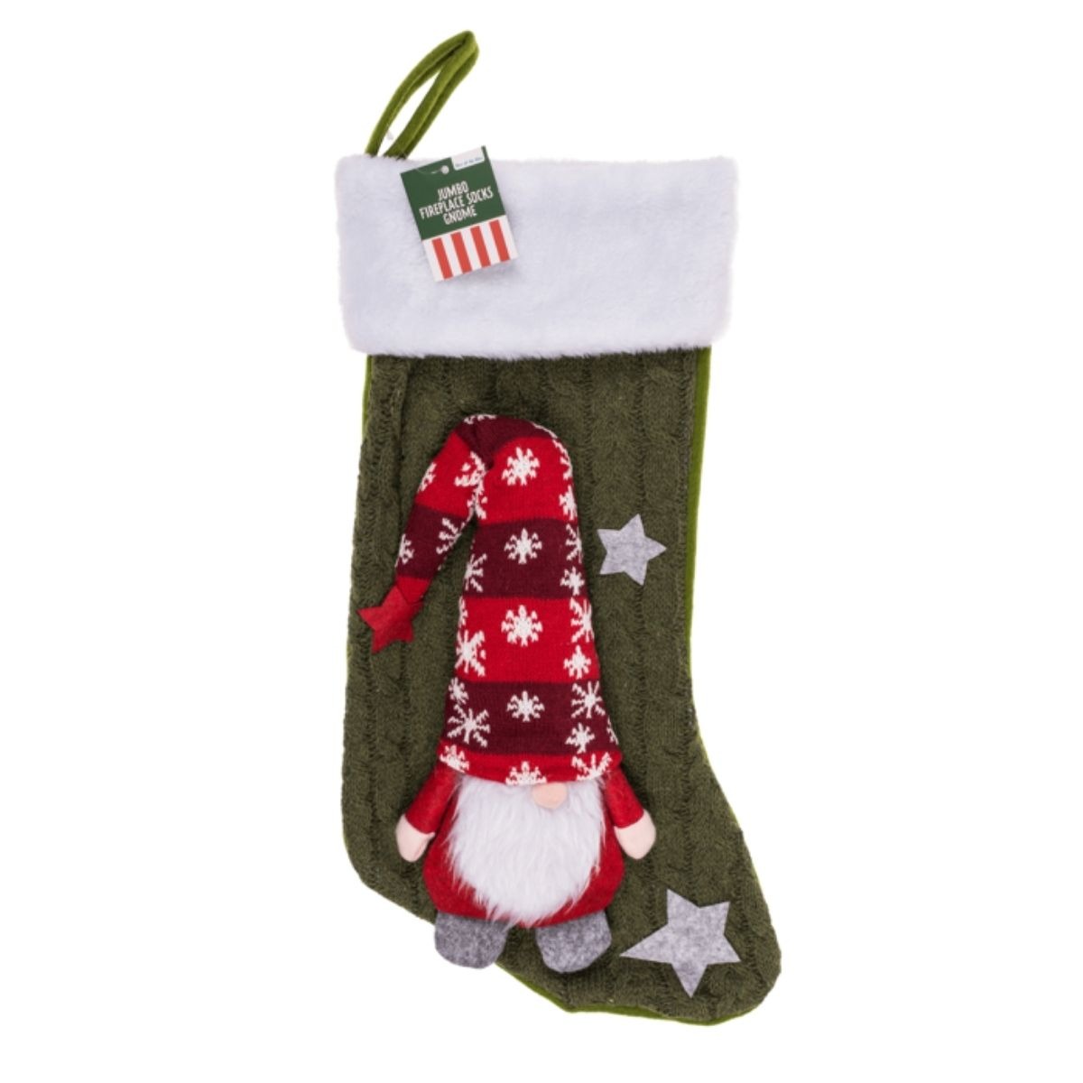 Chaussette de Noël Lutin Oltinus Vert