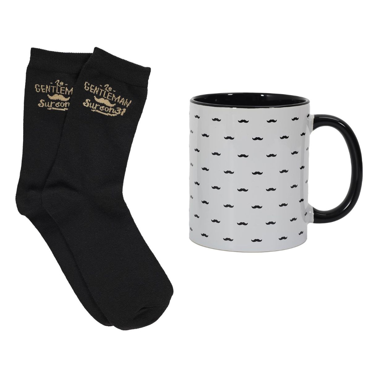 Coffret Homme Mug et Chaussettes - Gentleman sur son 31