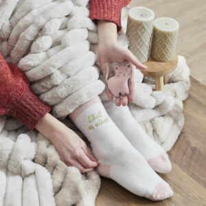 Coffret Silia – Chaufferette et Chaussette Chat