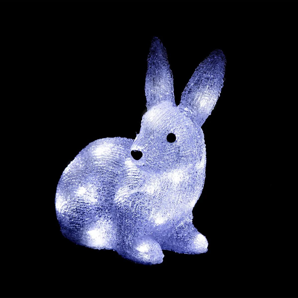 Déco Lumineuse Acrylique Lapin Hartys INT-EXT H24cm