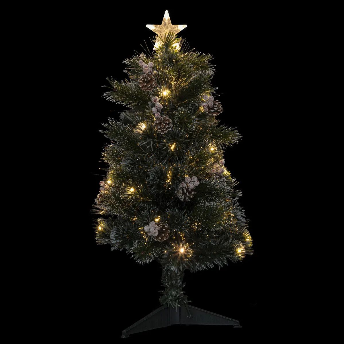 Déco Noël Sapin Artificiel Lumineux Treborg H90cm