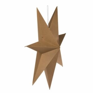 Etoile pliable Kraft Milenase D60cm