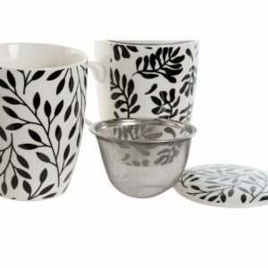 Mug avec Filtre Krakote Noir et Blanc 340ml