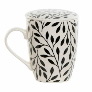 Mug avec Filtre Krakote Noir et Blanc 340ml