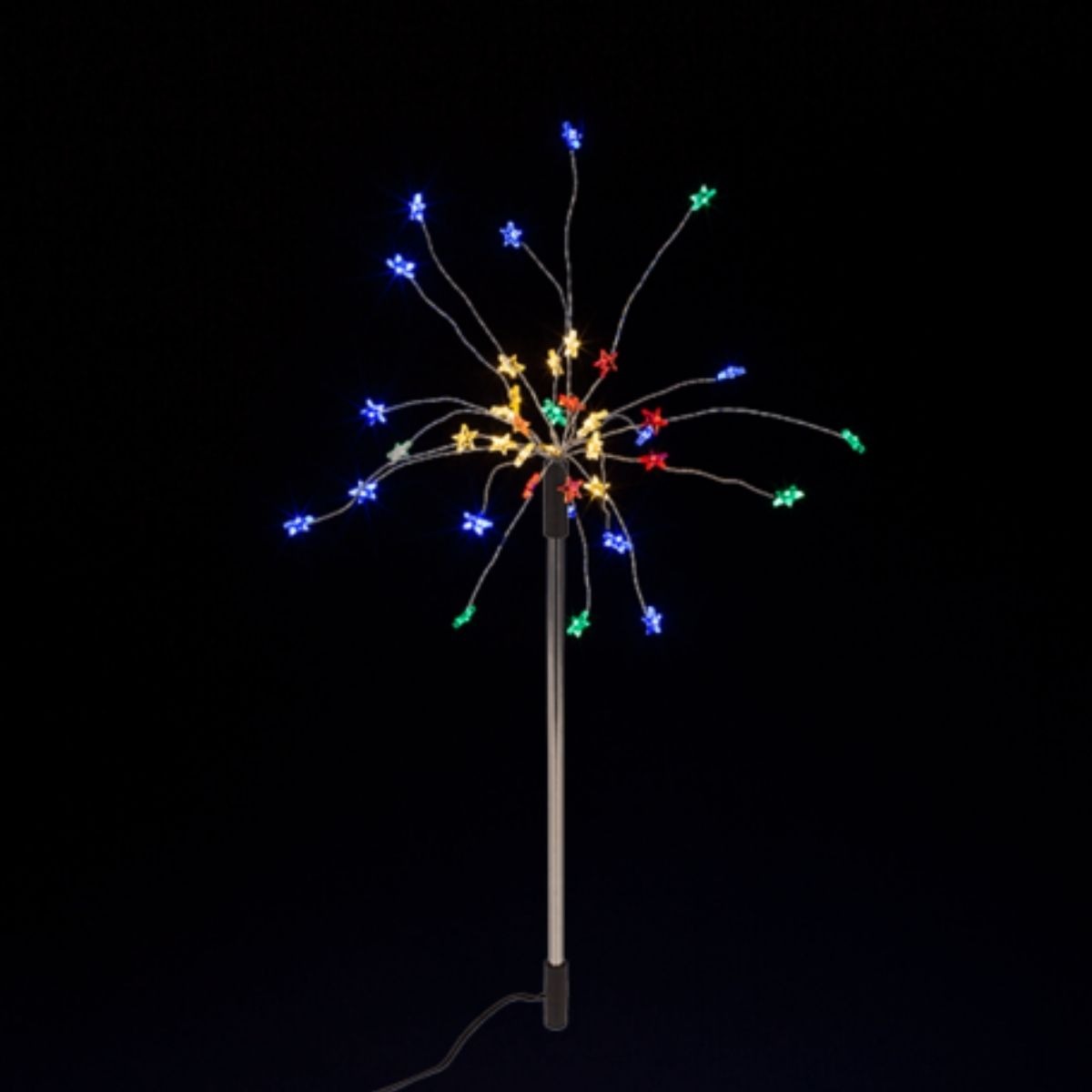 Piquet de Jardin Lumineux Multicolore Kinalos H80cm