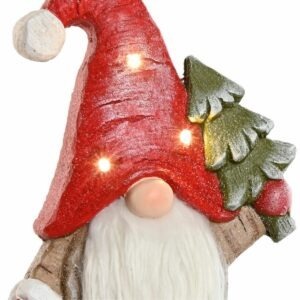 Statue LED Gnome Pativiak Sapin H38cm