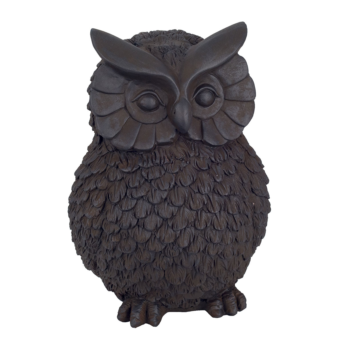 Statue résine Hibou Fuitalone Noir H30cm