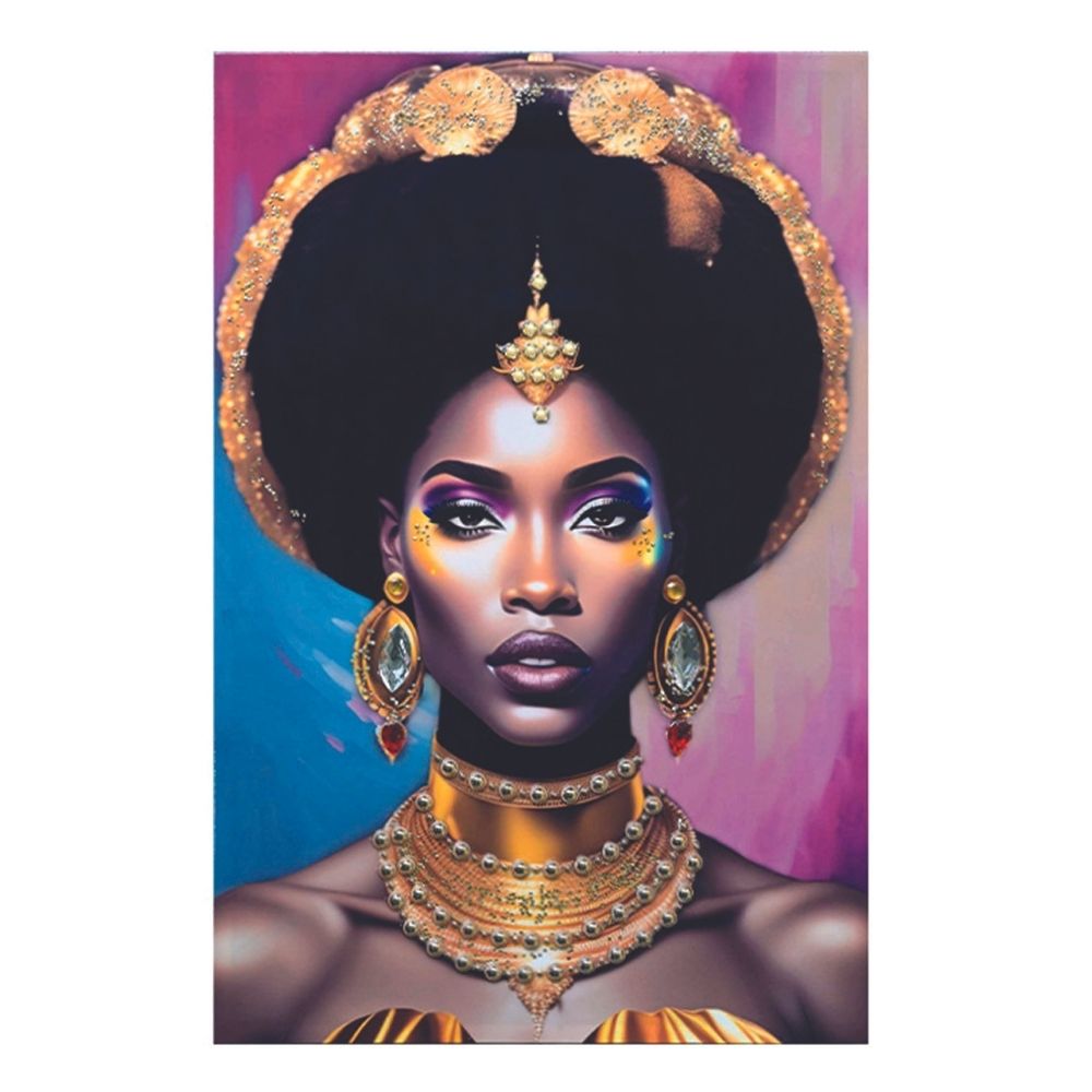 Tableau Femme Afro-américaine Milegra 90x60