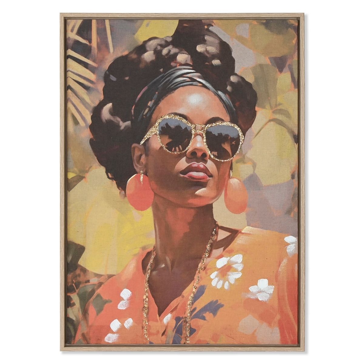 Tableau Kalixa Femme Africaine 70x50cm