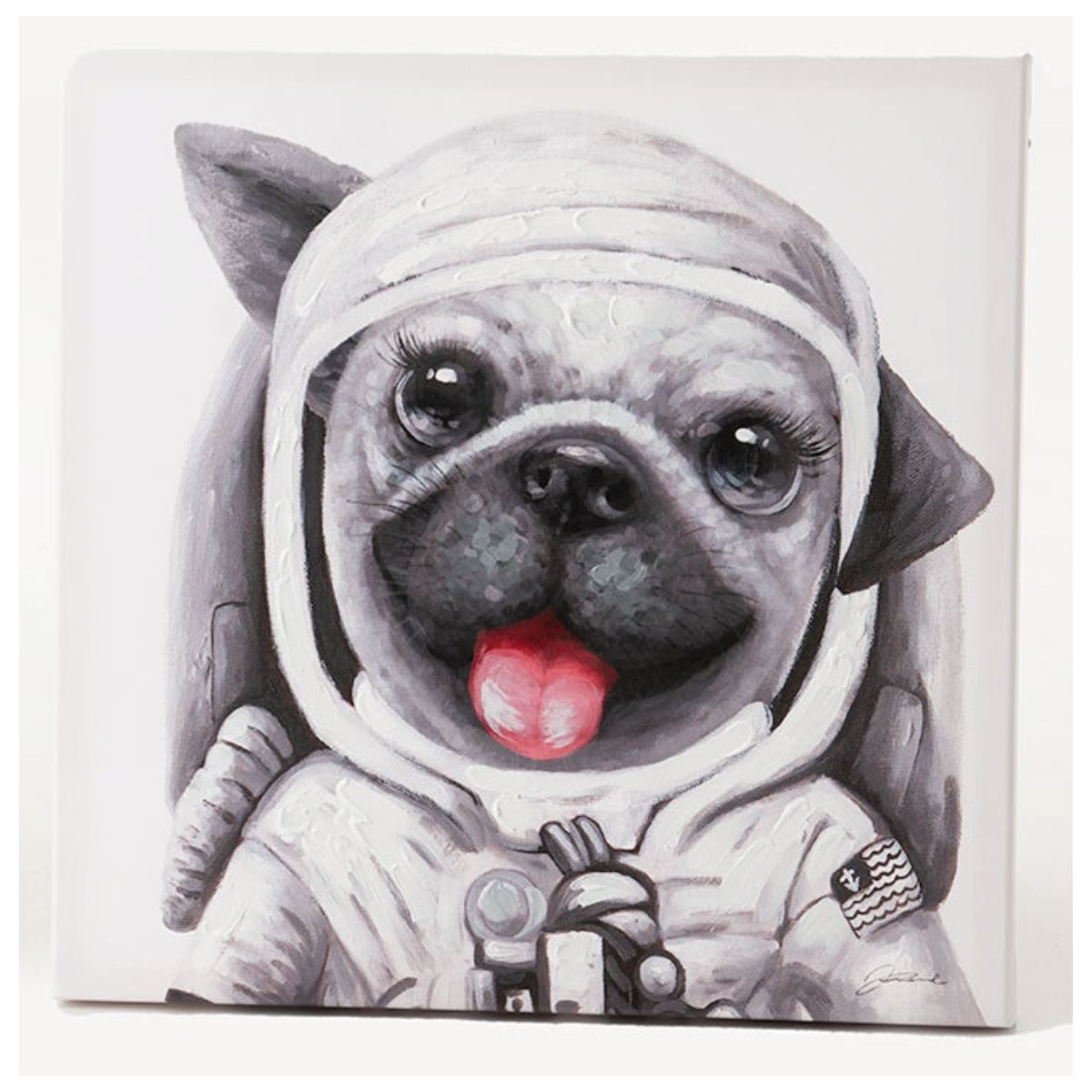 Tableau Stavern Cosmos Chien 50x50cm