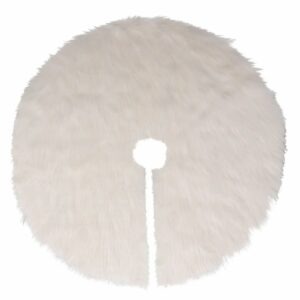 Tapis de Neige Blanc Fausse Fourrure Pawnee