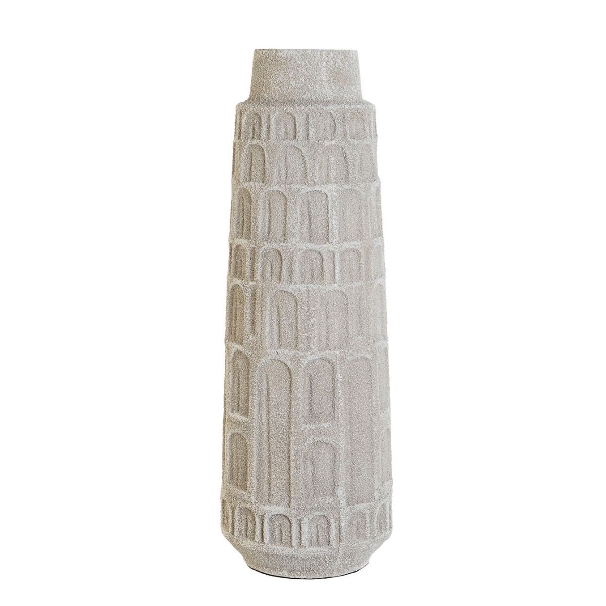 Vase résine moderne Potrosa Blanc H52cm