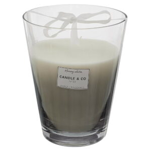Bougie senteur Ambre Harmony Gris H23cm