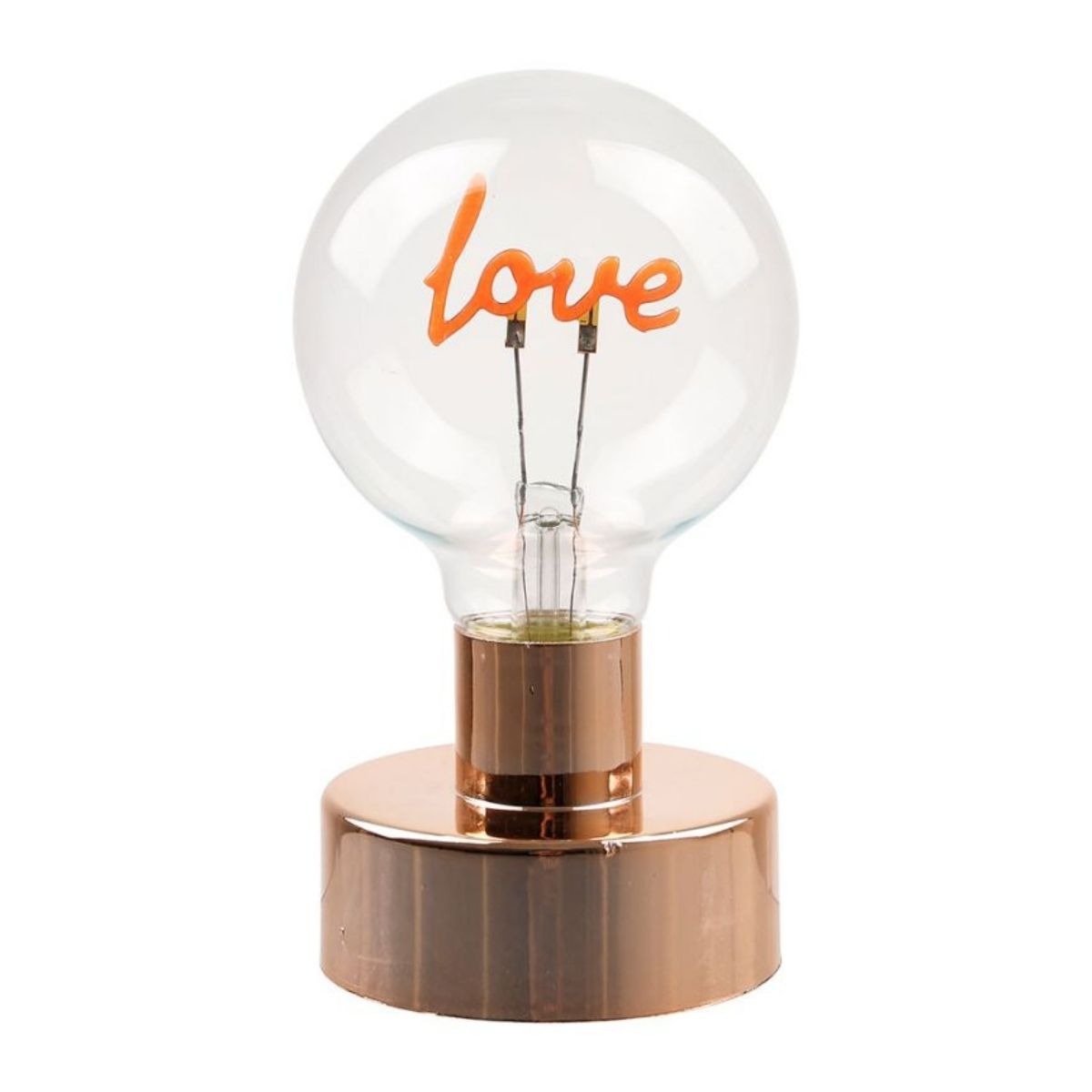 Déco Lumineuse Xomy néon Love à piles H15cm