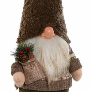 Figurine Gnome Clotusa Nature Marron et Vert H53cm