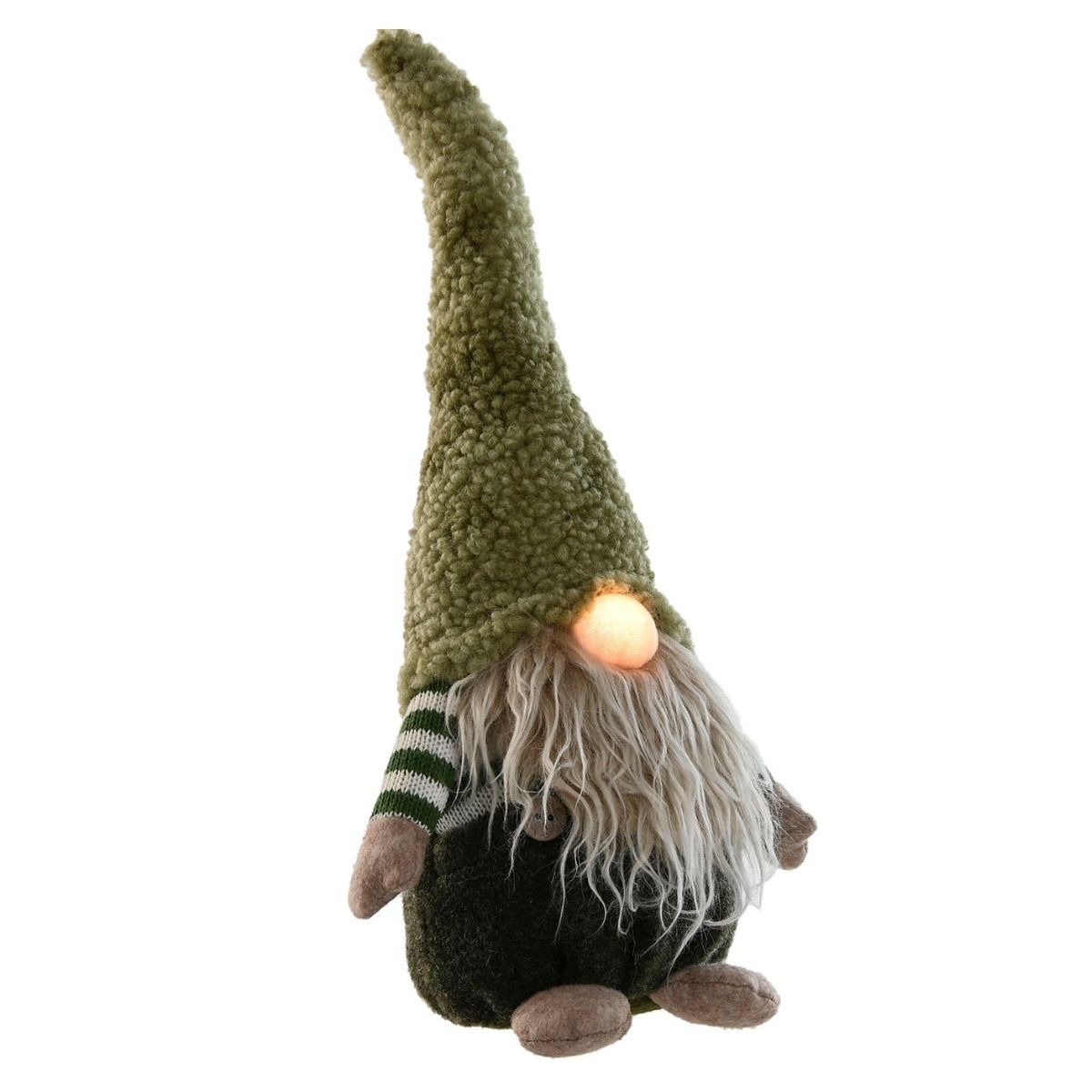 Figurine Gnome tissu Rastok Vert H33cm
