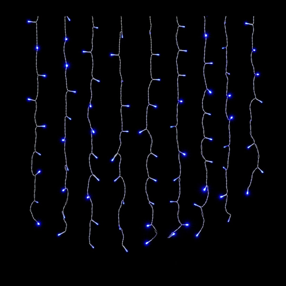 Rideau Lumineux électrique Karly Led Bleu 100x100cm