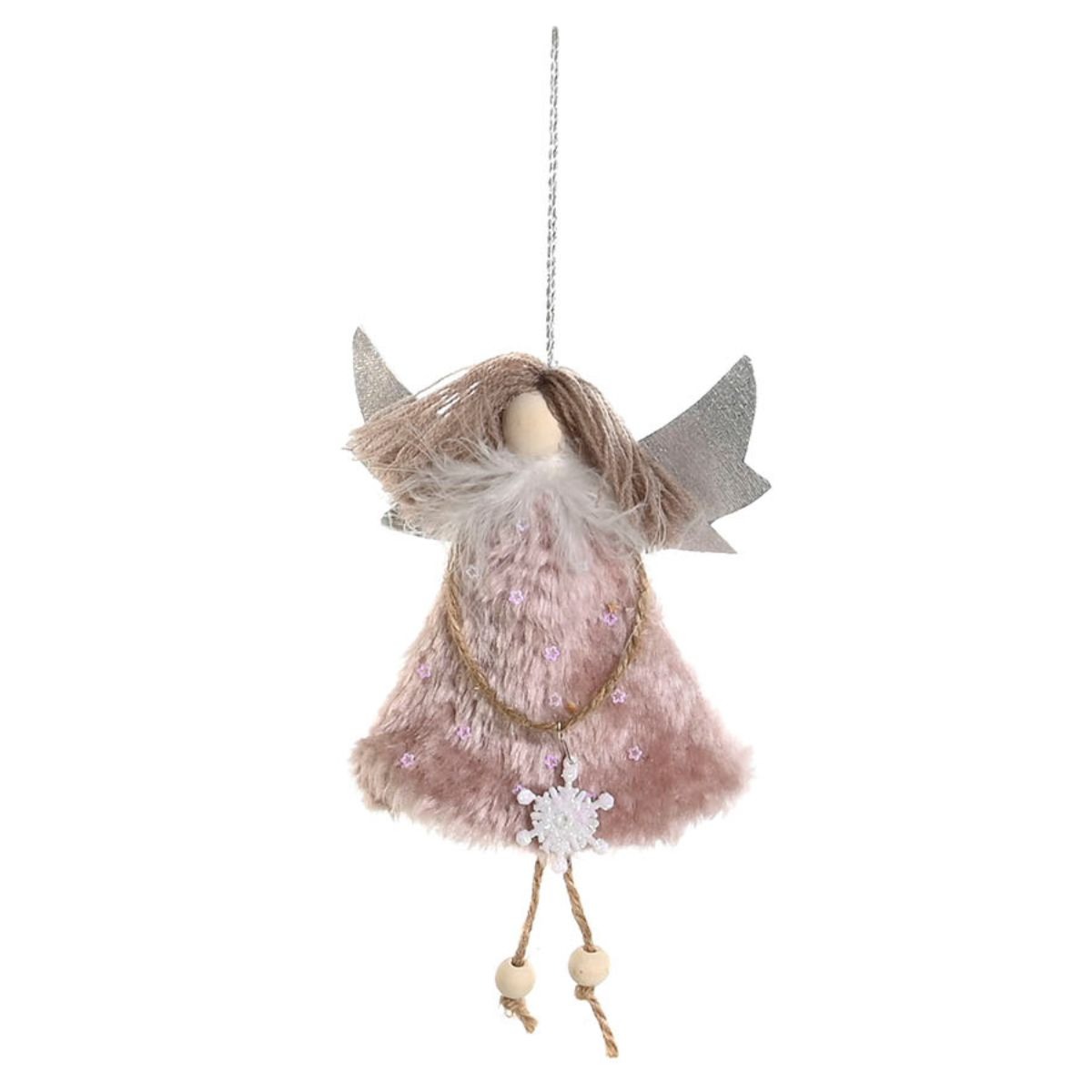 Suspension Noël Ange Mélisna Rose