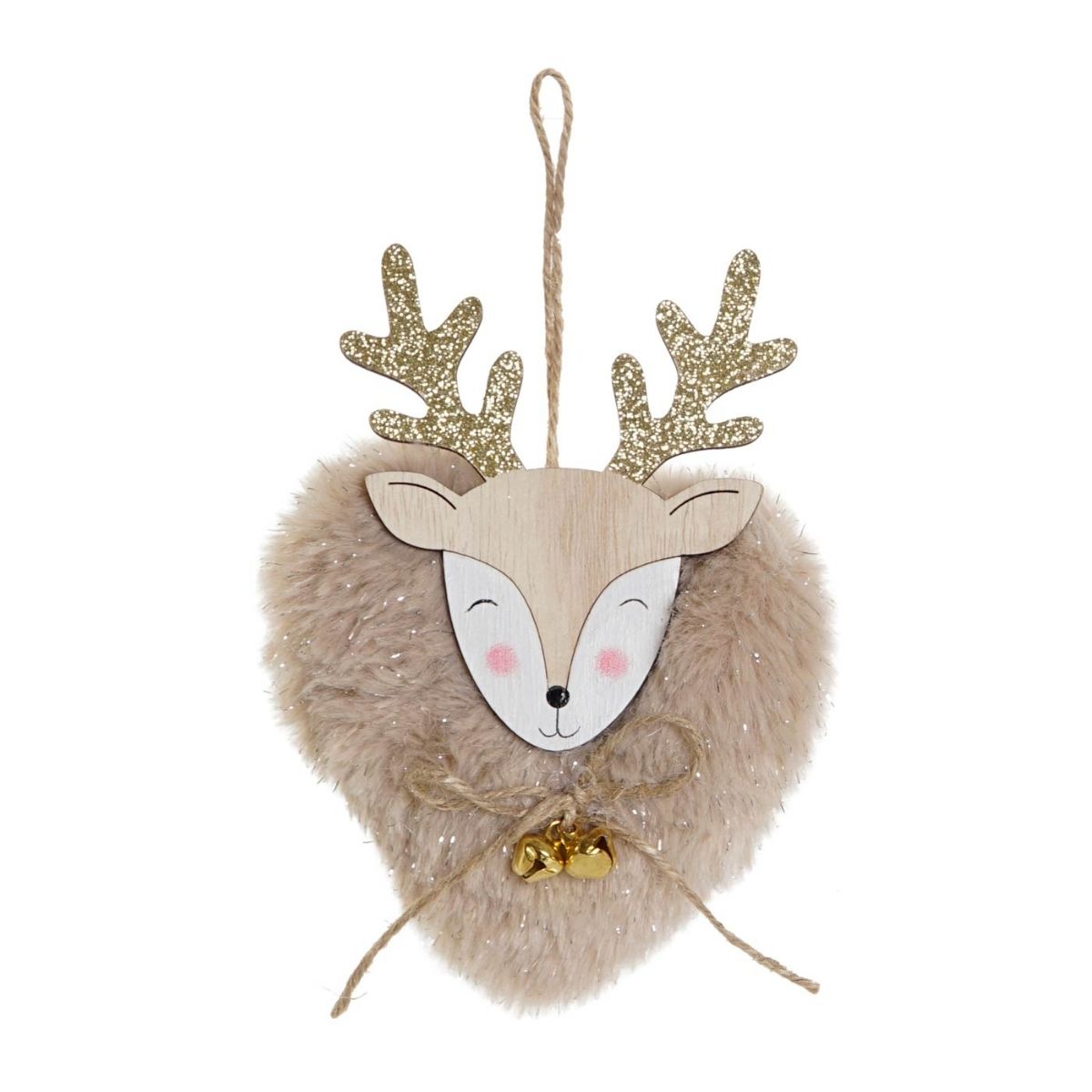 Suspension Noël Renne Malkis Marron